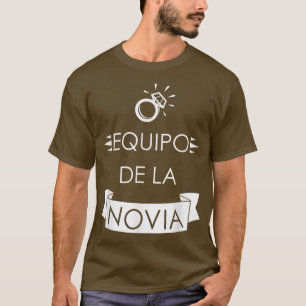T-shirt Équipe de la mariée, enterrement de vie de jeune f