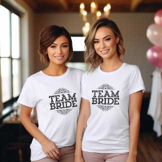 T-shirt Équipe de la mariée Enterrement de vie de jeune fi