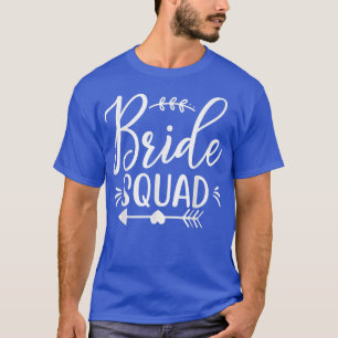 T-shirt Équipe de la mariée Flèche Cœur Fête de mariage et