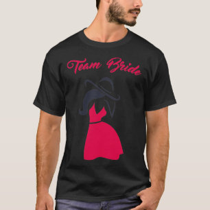 T-SHIRT ÉQUIPE DE LA MARIÉE LES FILLES VEULENT SIMPLEMENT