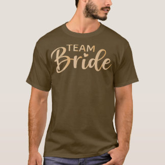 T-Shirt équipe de la mariée pour enterrement de vi
