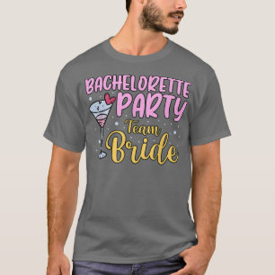 T-shirt Équipe de la mariée pour l'enterrement de vie de j