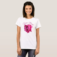 Équipe de la mariée rose floral rose très chaud po