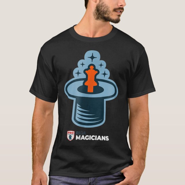 T-shirt Équipe de la PCL Riga Magiciens PRO Chess League  (Devant)