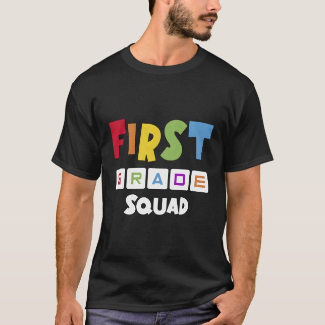 T-shirt Équipe de la première année Enseignant de 1ère ann (Devant)
