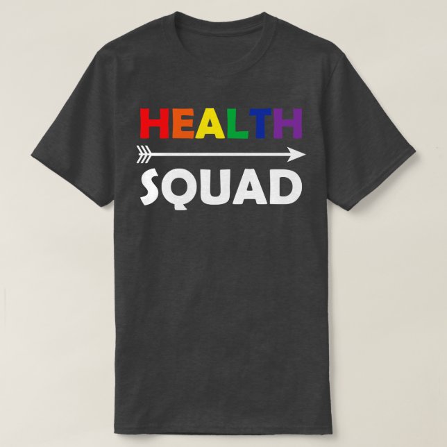 T-shirt Équipe de la santé (Design devant)