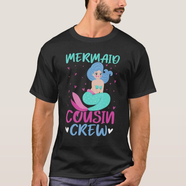 T-shirt Équipe de la sirène Cousin (Devant)