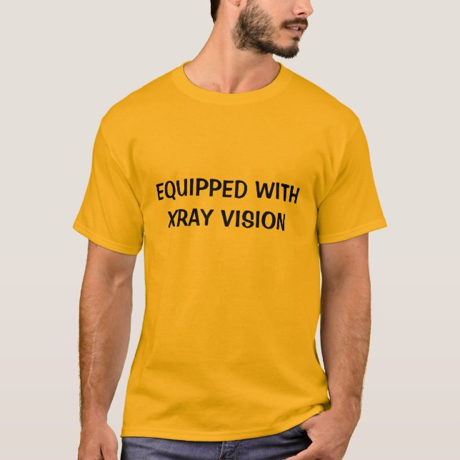 T-SHIRT ÉQUIPÉ DE LA VISION DE RAYON X (Devant)