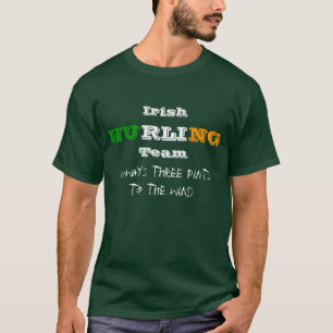 T-shirt Équipe de lancement irlandaise, toujours trois