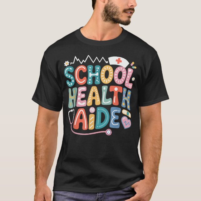 T-shirt Équipe de l'Assistant de Santé de l'École (Devant)