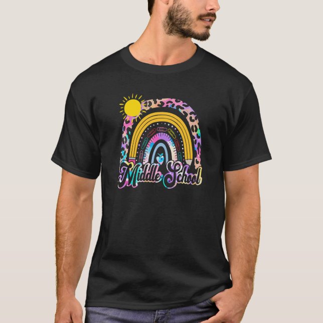 T-shirt Équipe De L'École Secondaire Squad Retour À L'Écol (Devant)
