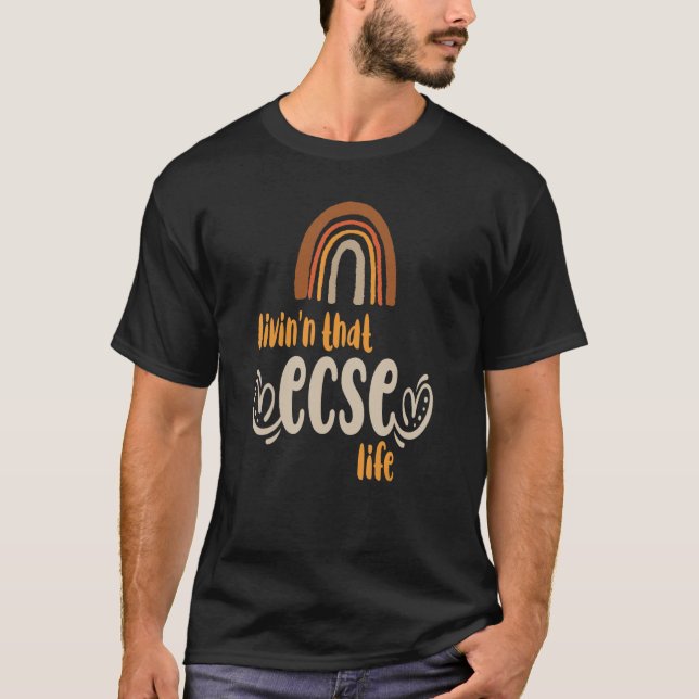 T-shirt Équipe de l'éducation spéciale Ecse Ed (Devant)