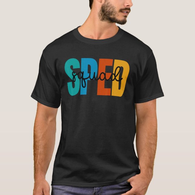 T-shirt Équipe de l'éducation spéciale enseignant Cute spé (Devant)
