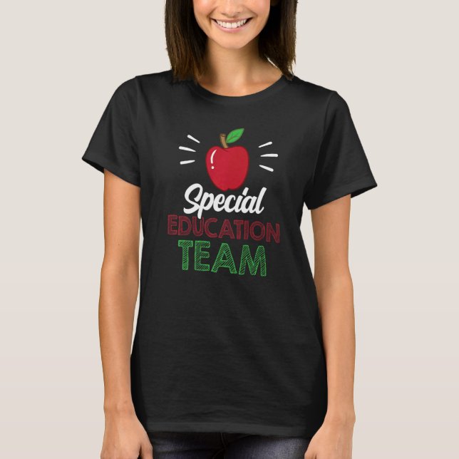 T-shirt Équipe de l'éducation spéciale Vols de sensibilisa (Devant)
