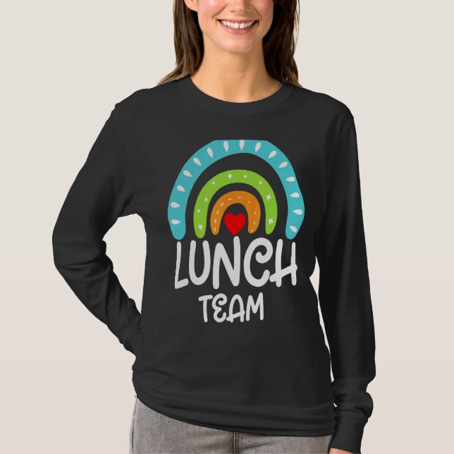 T-shirt Équipe de l'équipe de déjeuner équipe équipe de ju (Devant)