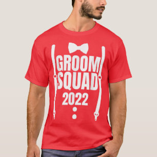 T-shirt Équipe de l'équipe de la salle de jeu Groomsmen Éq