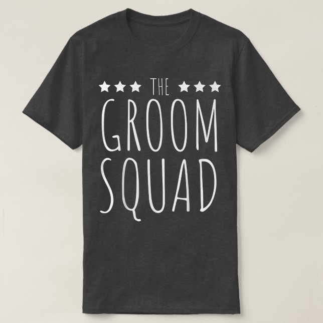 T-shirt Équipe de l'équipe de la salle de jeu Groomsmen Éq (Design devant)