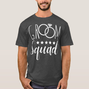 T-shirt Équipe de l'équipe de la salle de jeu Groomsmen Éq