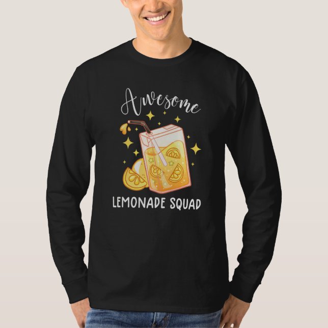 T-shirt Équipe de limonade géniale Drôle de jus de citron  (Devant)