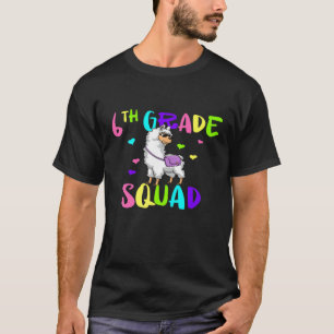 T-shirt Équipe de Llama 6e année Llama Enseignant ou Llama