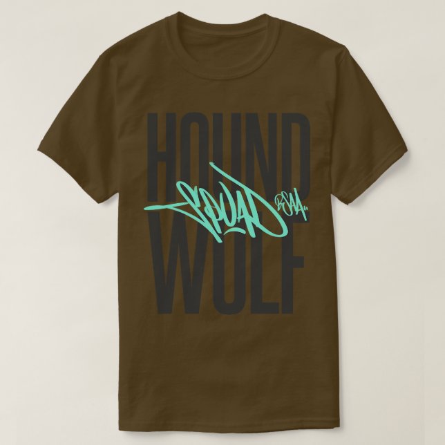 T-shirt Équipe de loup de Hound (Design devant)