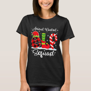 T-shirt Équipe de lutin de contrôle animalier Officier de