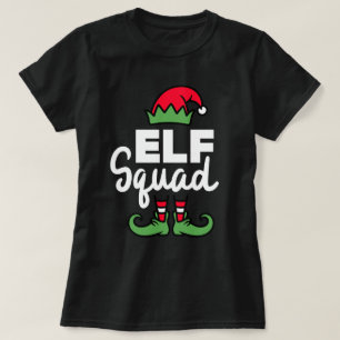 T-shirt Équipe de lutin de Noël drôle de famille appariée