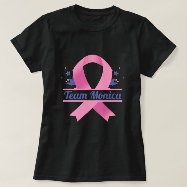 T-shirt Équipe de lutte contre le cancer du sein - Sensibi (Design devant)