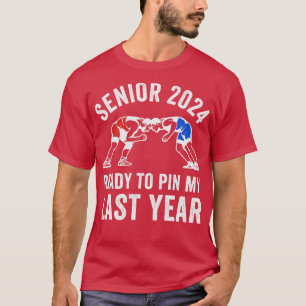 T-shirt Équipe de lutte senior 2024 Funny Class 2024 Wrest