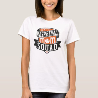 T-shirt Équipe de maman de basket-ball