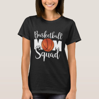 T-shirt Équipe de maman de basket-ball