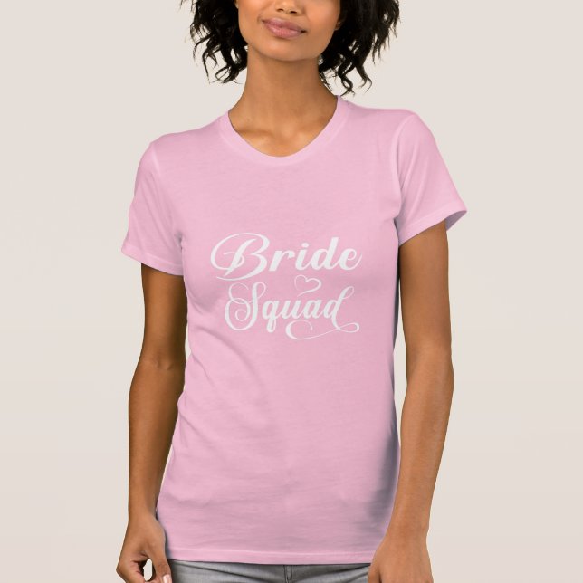 T-Shirt Équipe de Mariée (Devant)