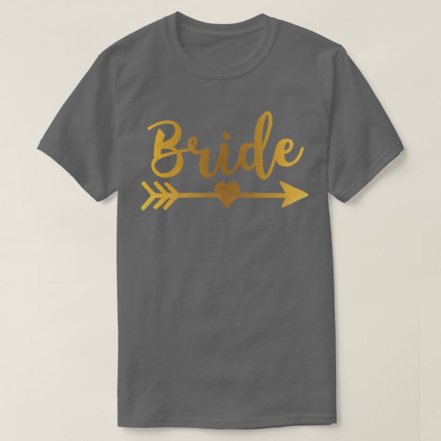 T-shirt Équipe de mariée (Design devant)