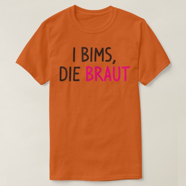 T-shirt Équipe de mariée cool pour femmes Enterrement de v (Design devant)