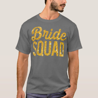 T-shirt Équipe de mariée de femmes féminines Fête de bache