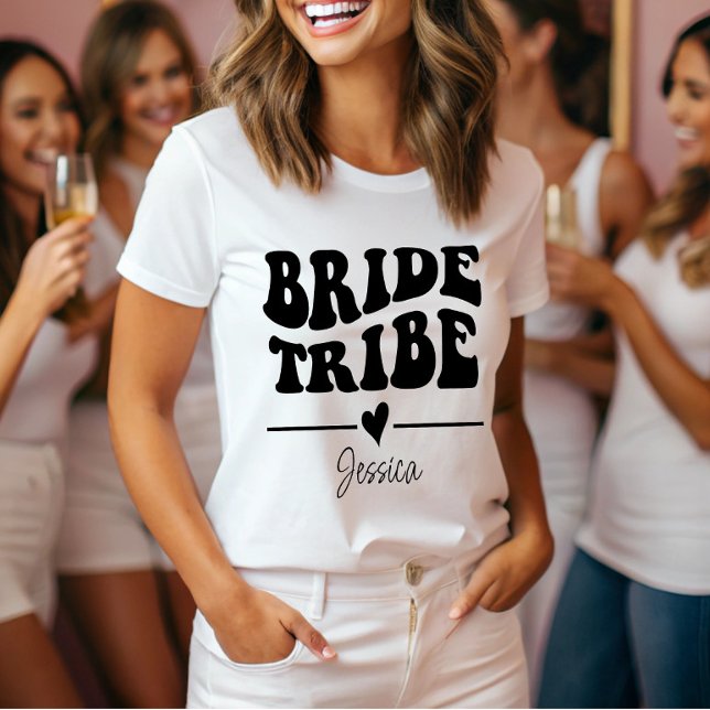 T-shirt Équipe de mariée de fête de Bachelorette personnal (Créateur téléchargé)