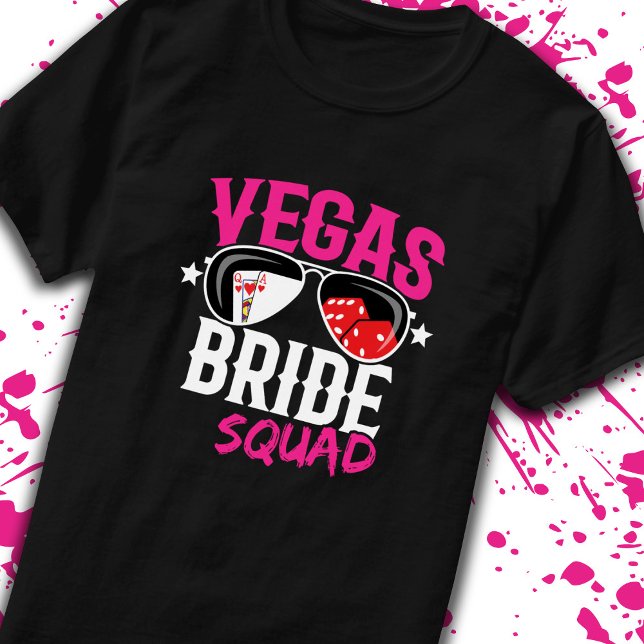 T-shirt Équipe de mariée de mariage à Vegas EVG à Las Vega (Créateur téléchargé)