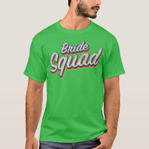 T-shirt Équipe de mariée Équipes de demoiselles d'honneur 