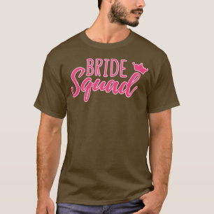 T-shirt Équipe de mariée féminine assortie mignonne pour l
