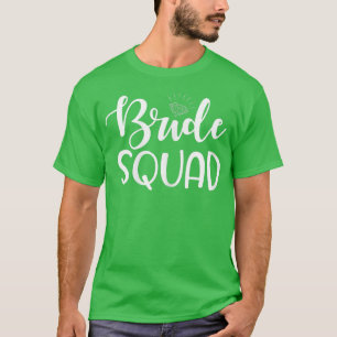T-shirt Équipe de mariée féminine, fête de mariage et ente