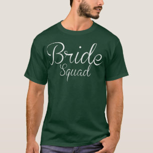 T-shirt Équipe de mariée féminine Fête de mariage Fête de