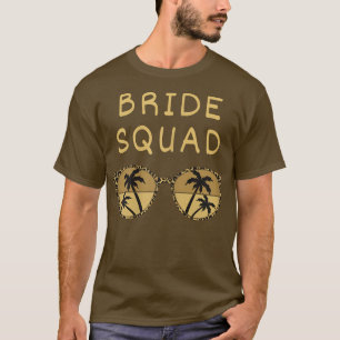 T-shirt Équipe de mariée féminine Mariage Anniversaire de 