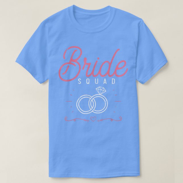 T-shirt Équipe de mariée Fête de mariage Équipe de demoise (Design devant)