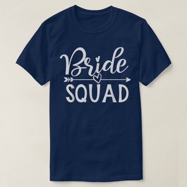 T-shirt Équipe de mariée Flèche Mariage et enterrement de  (Design devant)