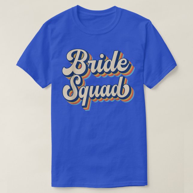 T-shirt Équipe de mariée mariage célibataire équipe de fêt (Design devant)