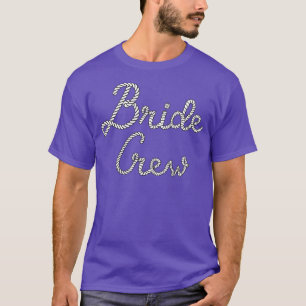 T-shirt Équipe de mariée mariage sur la plage