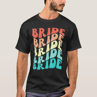 T-shirt Équipe de mariée que je fais Crew Rétro Enterremen