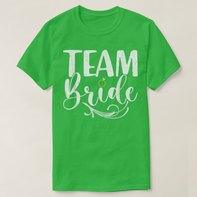 T-shirt Équipe de mariée Team Bride Enterrement de vie de  (Design devant)