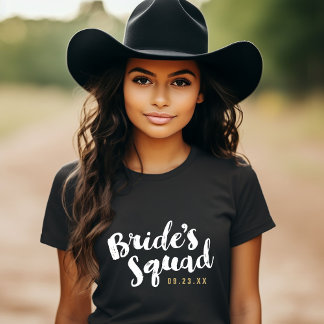 T-shirt Équipe de mariées chars de fête nuptiale personnal
