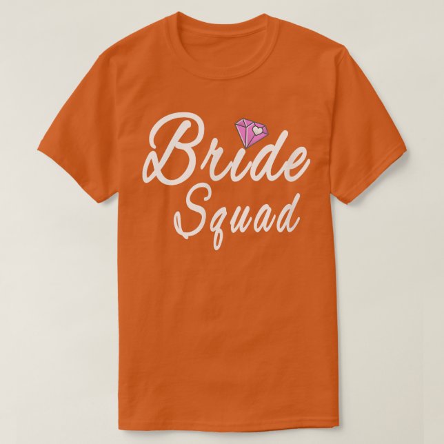 T-shirt Équipe de mariées Drôle Tee (Design devant)